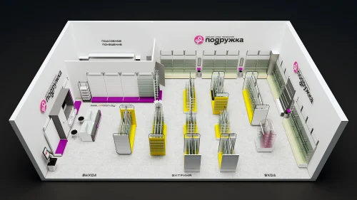 Модель магазина в ТЦ Червенский, Минск