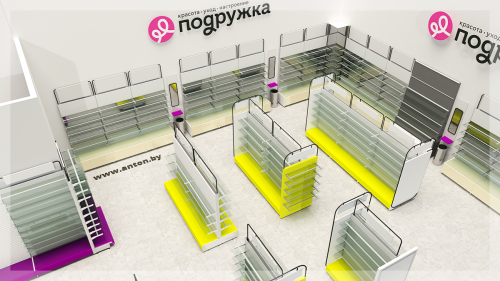 Визуализация магазина Подружка (Гомель)